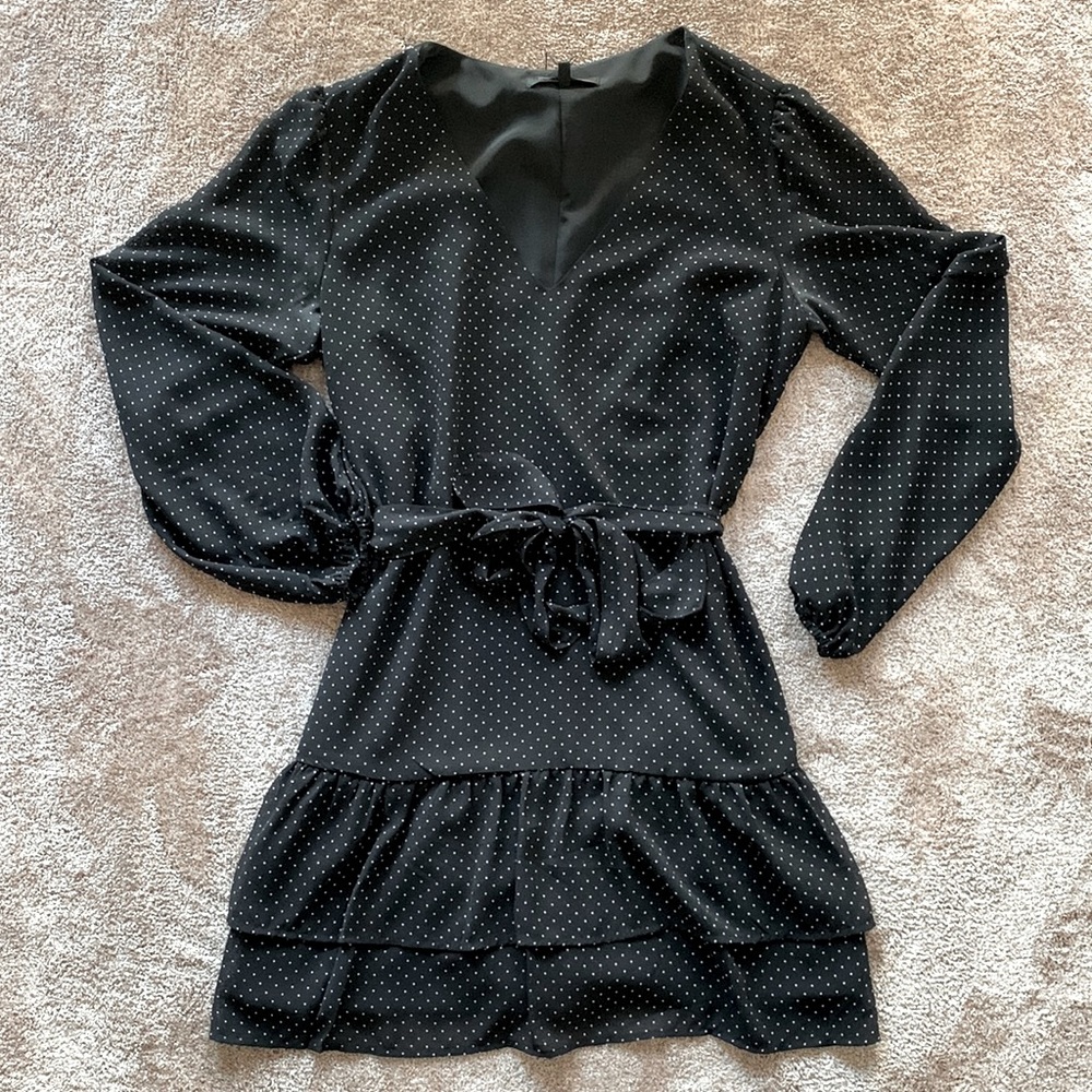 Sheer Polka Dock Dress